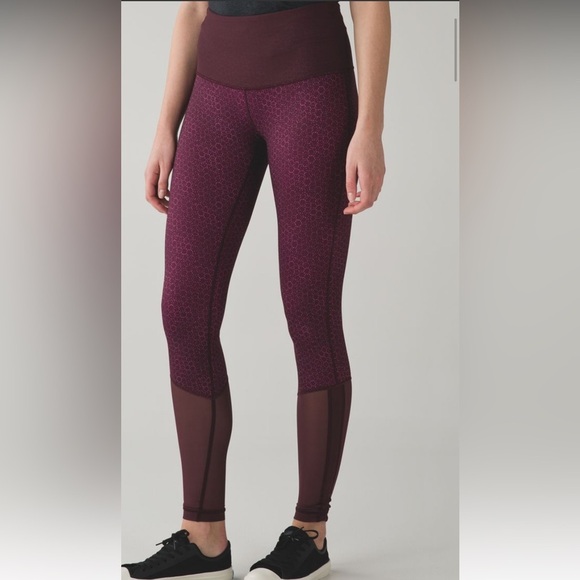 lululemon athletica Pants - 157. Lululemon Sweaty Endeavor Tight
Star Pixel Raspberry Bordeaux Drama